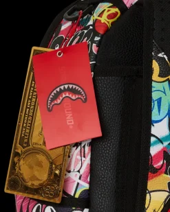TRI-SPLIT GRAFFITI BACKPACK (DLXV)