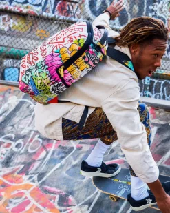 TRI-SPLIT GRAFFITI BACKPACK (DLXV)