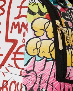 TRI-SPLIT GRAFFITI BACKPACK (DLXV)