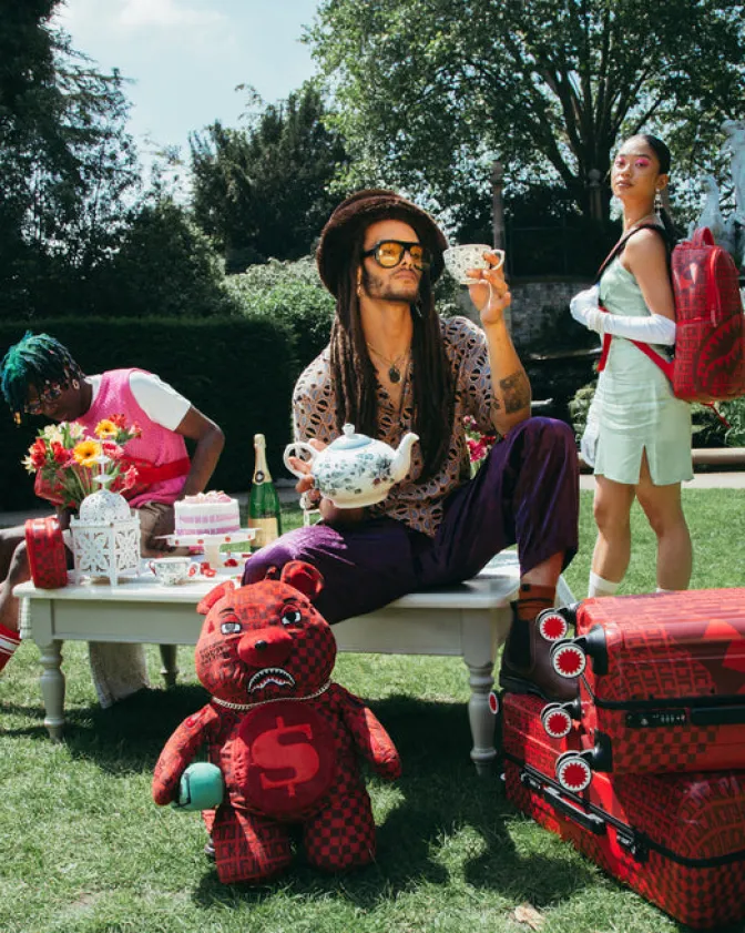 VENI VIDI VICI MONEYBEAR TEDDYBEAR BACKPACK