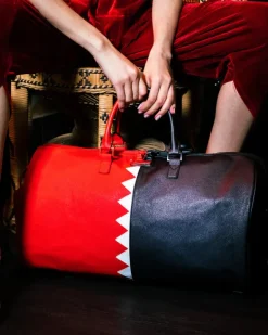VERTICAL SHARK CUT u0026 SEW DUFFLE