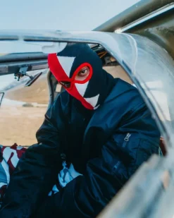 VERTICAL SHARK SKI MASK