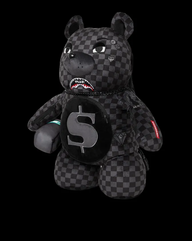 'WHAT THE BEEP' SHARK MONEYBEAR TEDDYBEAR BACKPACK