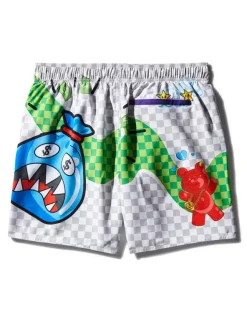 WTF ART SHOTO SWIM TRUNKS