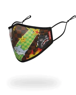 WTF THUNDER SHARK FACE MASK