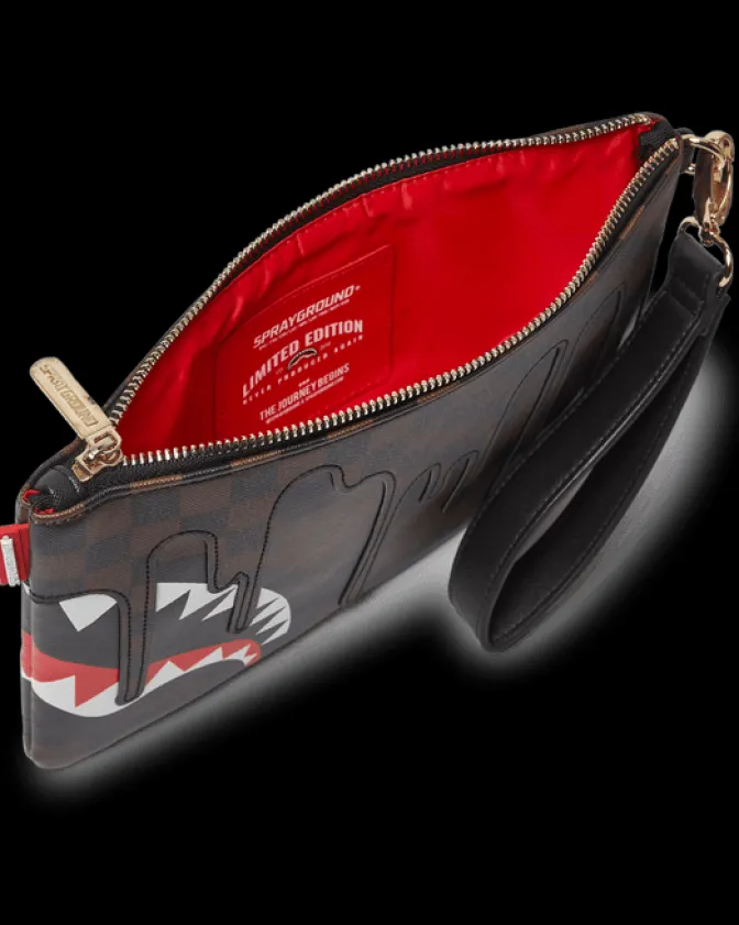 XTC SHARKS IN PARIS CROSSOVER CLUTCH