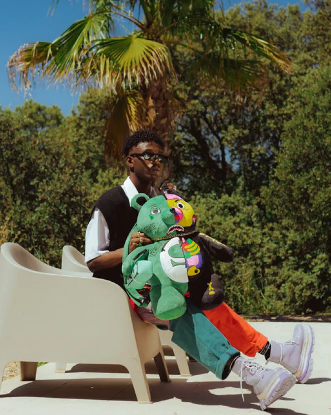 YOUNG X-RAY MONEYBEAR TEDDYBEAR BACKPACK